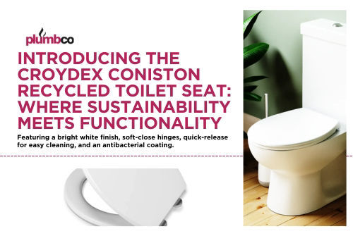 Introducing the Croydex Coniston Recycled Toilet Seat: Where Sustainability Meets Functionality